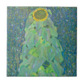 KERAMIKFLIESE: GUSTAV KLIMT: SUNFLOWER FLIESE (Vorderseite)