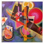 KERAMIKFLIESE - "In Blau" - Wassily Kandinsky (Vorderseite)