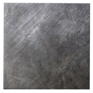Keramikfliese - Industrielles Grau Metall Modernes