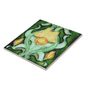 Keramikfliese - Jugendstil Frühlingsdaffodil (Seite)