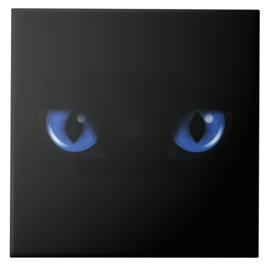 Keramikfliese Katzenaugen (Vorderseite)