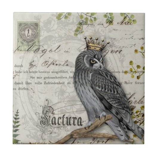Keramikfliese - Königsfalke (Vorderseite)