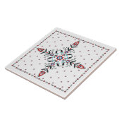 Keramikfliese mit polnischen Mustervölkern (Seite)