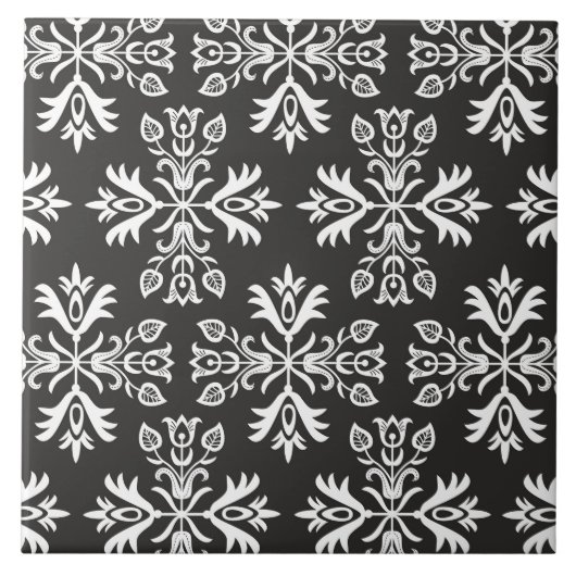 Keramikfliese mit polnischen Mustervölkern (Vorderseite)