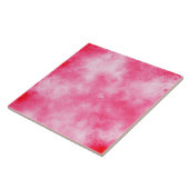 Keramikfliese mit rosa Wolkeneffekt (Seite)