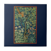 KERAMIKFLIESE: PHEASANT: WILLIAM MORRIS FLIESE (Vorderseite)