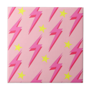 Keramikfliese Pink Lightning für kreative Räume