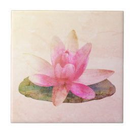 KERAMIKFLIESE: PINK LOTUS FLIESE