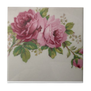 Keramikfliese Pink Rose Eleganz