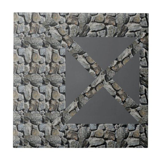 Keramikfliese Rockgrau (Vorderseite)