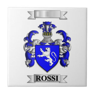 Keramikfliese Rossi italienischer Familienname und