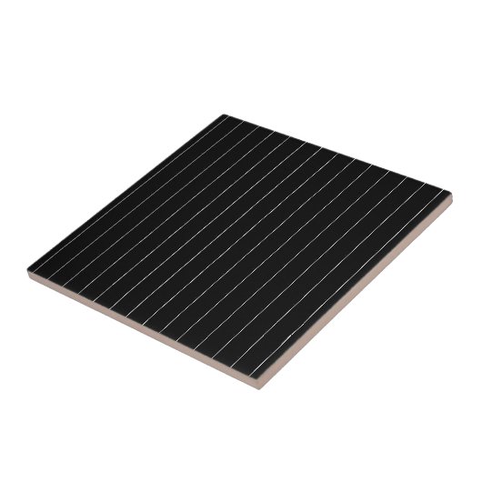 Keramikfliese Schwarz und Beige Streifen Quadratis (Seite)