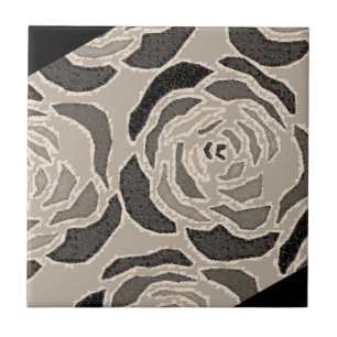 Keramikfliese Sepia-Leopardenmuster