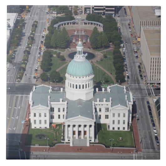 Keramikfliese St. Louis Courthouse (Vorderseite)