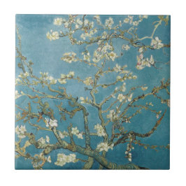KERAMIKFLIESE: VINCENT Van Gogh: ALMOND BLOSSOM. Fliese