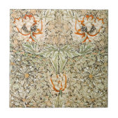 KERAMIKFLIESE: WILLIAM MORRIS : HONEYSUCKLE FLIESE (Vorderseite)