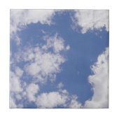 Keramikfliese Wolkenstern (Vorderseite)