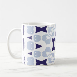 Keramikfliesen Azulejo Portugal. Vintage nahtloses Kaffeetasse