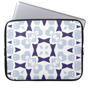 Keramikfliesen Azulejo Portugal. Vintage nahtloses Laptopschutzhülle