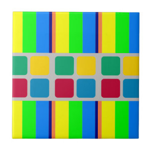 Keramikfliesen Bunte Farben Fliese
