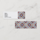 Keramikfliesen Mini Visitenkarte (Vorne/Hinten)