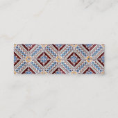 Keramikfliesen Mini Visitenkarte (Rückseite)