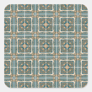 Keramikfliesen Quadratischer Aufkleber