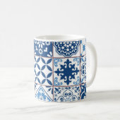 Keramikfliesenmuster Kaffeetasse (VorderseiteRechts)