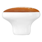 Keramikgriff des glasig-glänzenden Krapfens Keramikknauf (Seitenansicht)