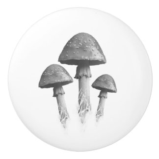 Keramikgriff Pilztrio Keramikknauf
