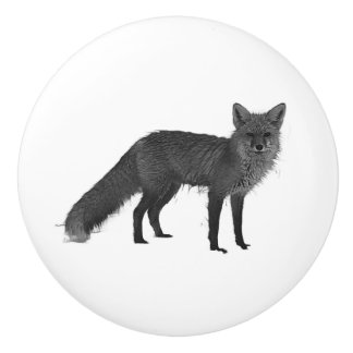 Keramikgriff Rotfuchs Keramikknauf