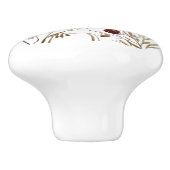 Keramikgriffzug Keramikknauf (Seitenansicht)