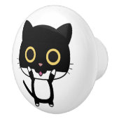 Keramikknauf. Katze. Keramikknauf (Rechts)