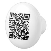 Keramikknopf mit einzigartigem QR-Code-Design Keramikknauf (Rechts)