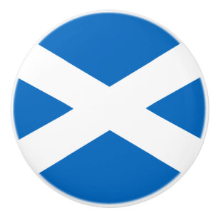 Keramikknopf mit Flagge Schottlands Keramikknauf