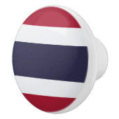 Keramikknopf mit Flagge Thailands Keramikknauf (Rechts)