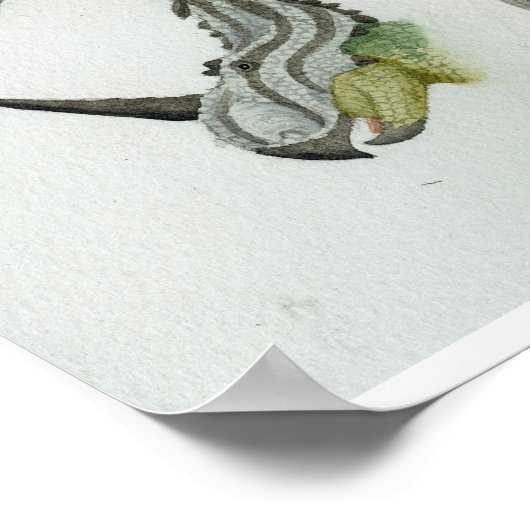 Keramikköpfe drucken poster (Ecke)