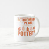 Keramikkünstler Ich liebe Töpferei Kaffeetasse (VorderseiteRechts)