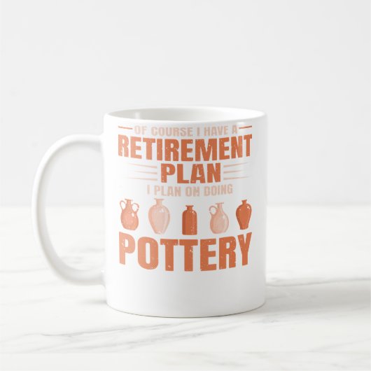 Keramikkünstler Ich liebe Töpferei Kaffeetasse (Links)
