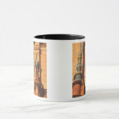 Keramikstatuedetail über die Piazza de Espana Tasse (Zentrum)