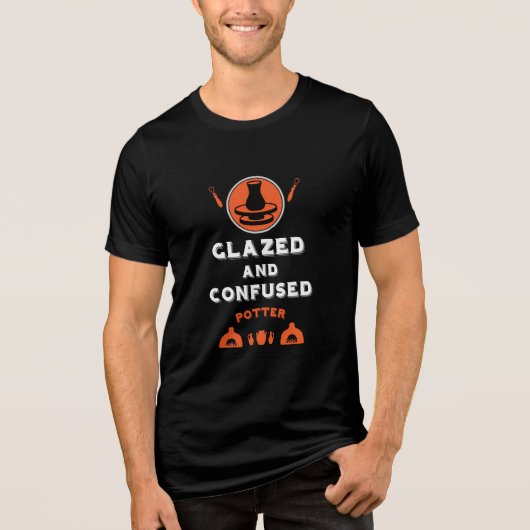 Keramikstudio-Töpfer Tri-Blend Shirt (Vorderseite)