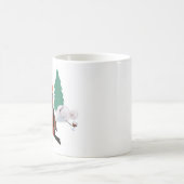 Keramiktasse mit Christmas Cheer Robin Design Kaffeetasse (Mittel)