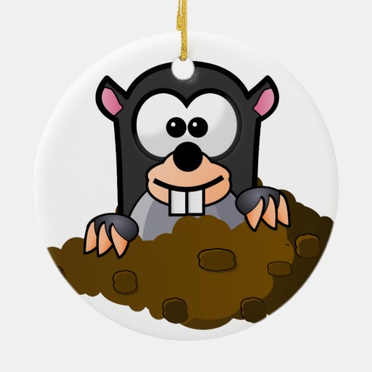 Keramikverzierung. Mole Keramikornament (Hinten)