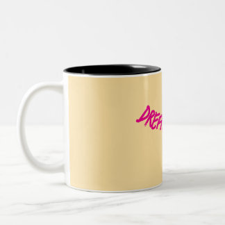 keramische Kaffee-/Teetasse Zweifarbige Tasse