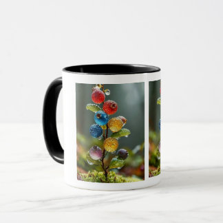 keramische Kirschen-Kaffeetasse Tasse