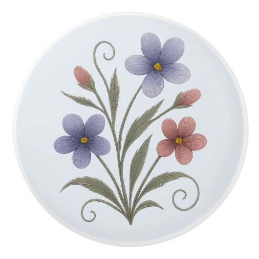 Keramischer Griff, wilde Idee Keramikknauf (Vorderseite)