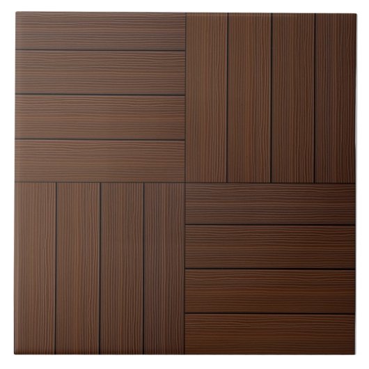Keramisches Holzquartett-Fliese Fliese (Vorderseite)