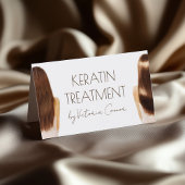 Keratin Treatment Smooth & Shiny Hair Stylist Visitenkarte