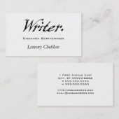 Kerbe des Verfasser-vier Visitenkarte (Vorne/Hinten)