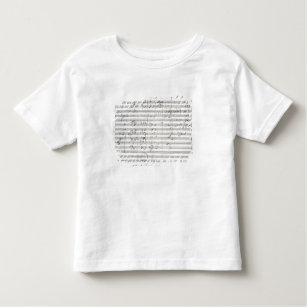 Kerbe für die 3. Bewegung der 5. Symphonie Kleinkind T-shirt